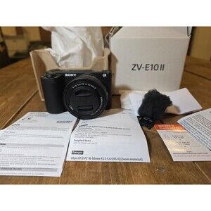 Sony Alpha ZV-E10 II 26MP Mirrorless Digital Camera w/ 16-50 OSS II Lens - NEW!